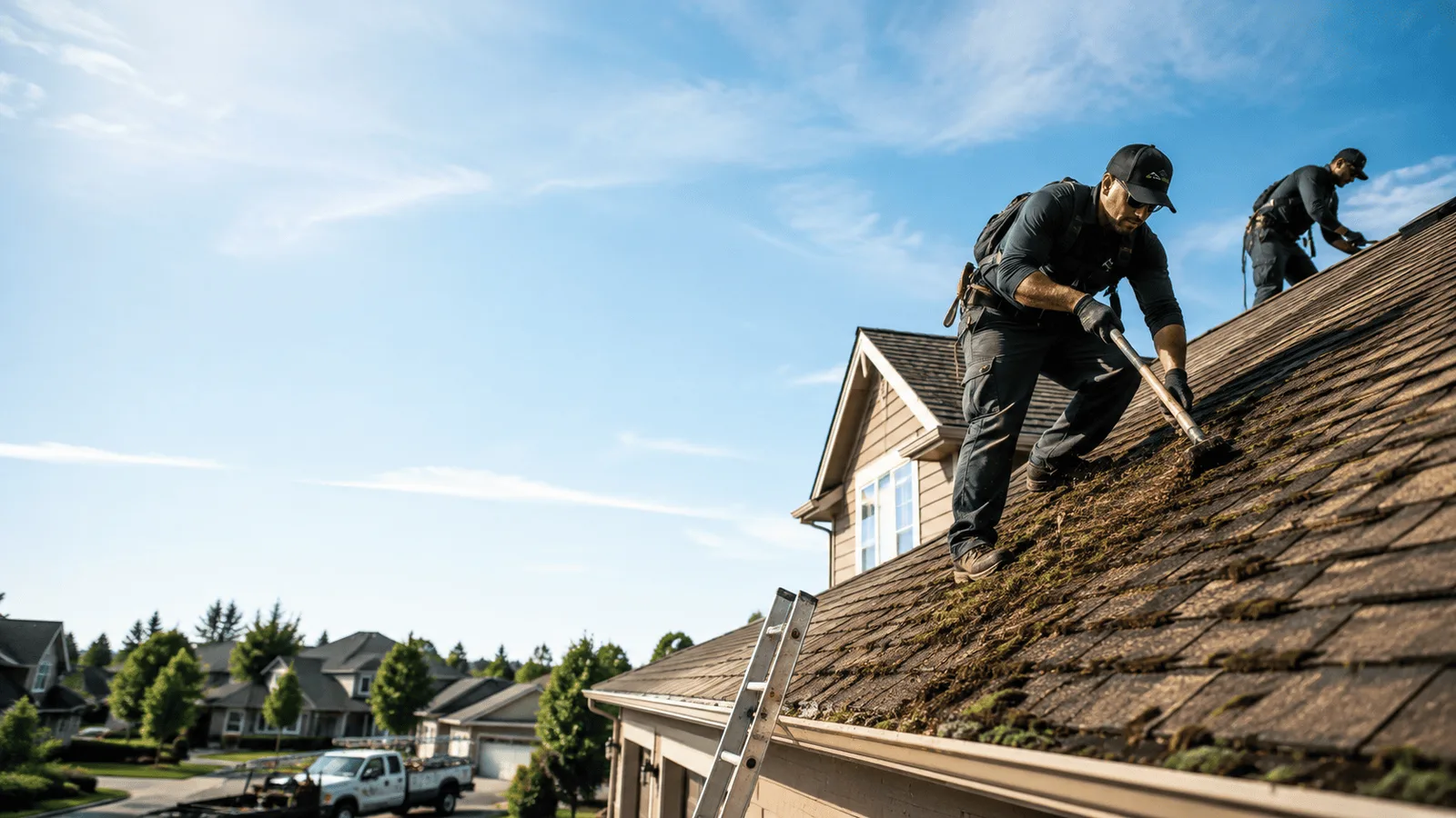 Roof Moss Removal in Hertel, WI near me
